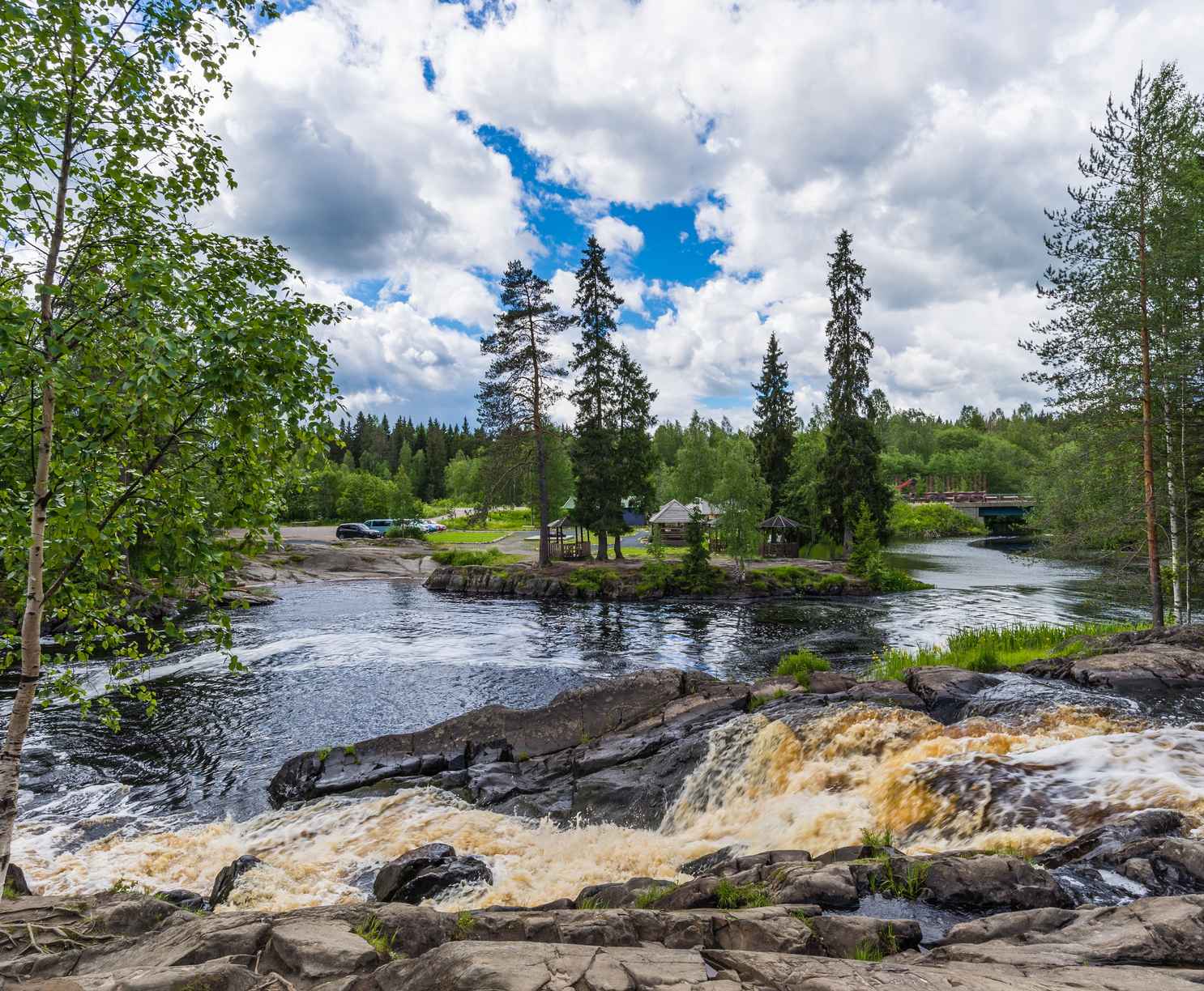 Река Тохмайоки Карелия