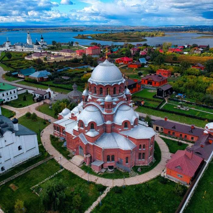 Где находится свияжский замок Карта Свияжска (Россия) на русском языке, расположение на карте мира с городами,